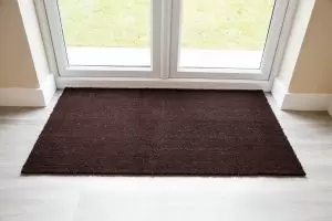 brown coir entrance mat