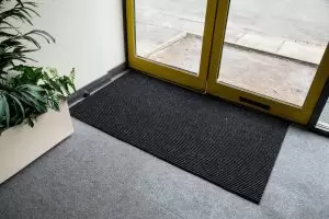 Anthracite ADEM Rib Entrance Mat 11mm Made to Measure