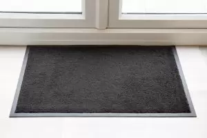 Entrance Throwdown Mat Black Luxurious