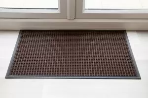 Indoor Brown Brown Throw Down Heavy Duty Matting Hard Wearing