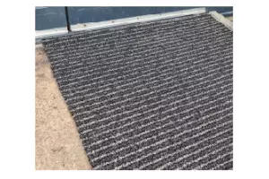 Brown/Black Stripe Outdoor Matting small image