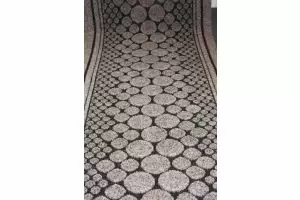 Beige Pebbles Entrance Hallway Mat Corridor 67cm wide
