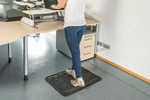 Charcoal Anti Fatigue Office Mat Comfort