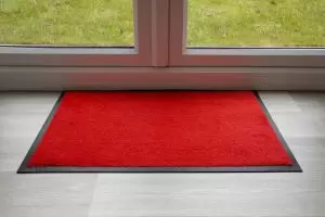 Indoor Red Luxury Red Entrance Throw Down Matting