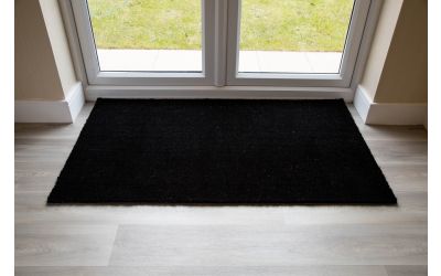 black coir entrance mat