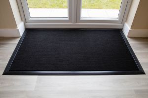 17mm Coir matting with Rubber Edge - Russet - 33 cm x 60 cm