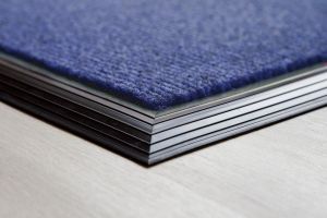 17mm Coir matting with Rubber Edge - Russet - 33 cm x 60 cm