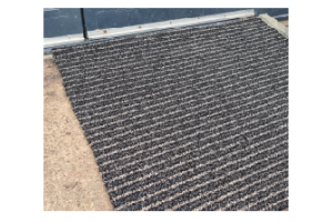 Brown/Black Stripe Outdoor Matting small image