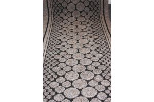 Beige Pebbles Entrance Hallway Mat Corridor 67cm wide