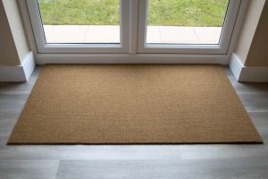 17mm Coir matting with Rubber Edge - Russet - 33 cm x 60 cm