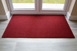 17mm Coir matting with Rubber Edge - Russet - 33 cm x 60 cm