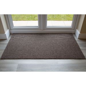 Beige ADEM Rib Entrance Mat 11mm Made to Measure
