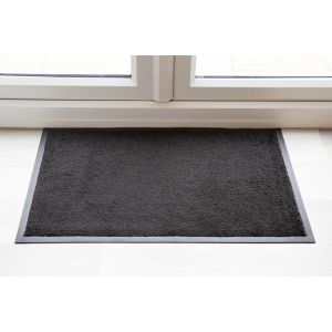 Entrance Throwdown Mat Black Luxurious