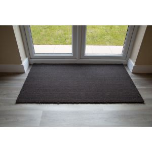 grey coir entrance mat