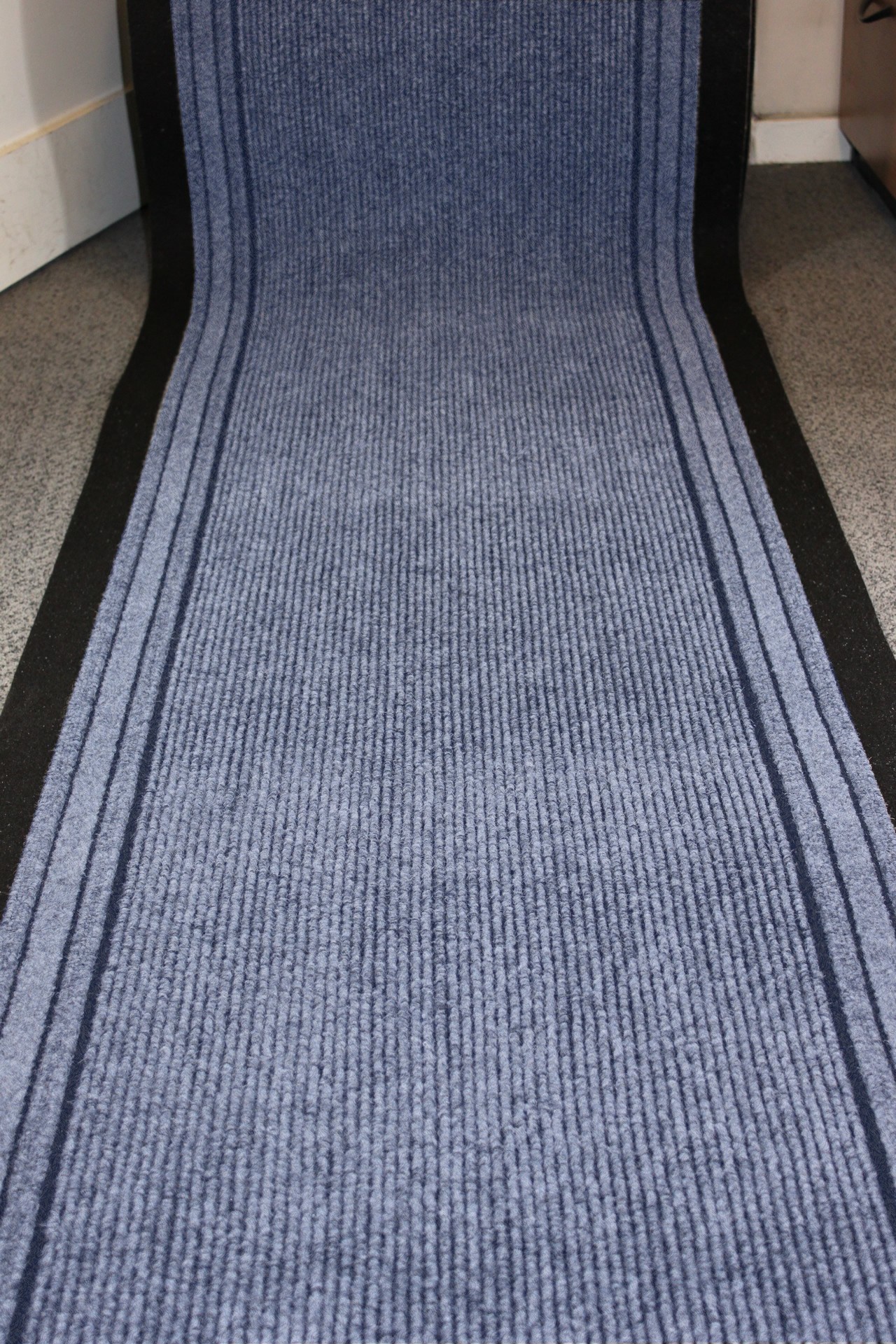 Buy Large Coir Entrance Matting, Table Protectors, Blue Stripe Entrance