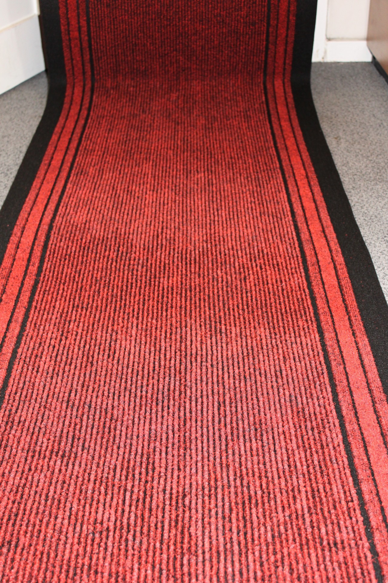 Buy Large Coir Entrance Matting, Table Protectors, Red Stripe Entrance Hallway Mat Corridor 67cm