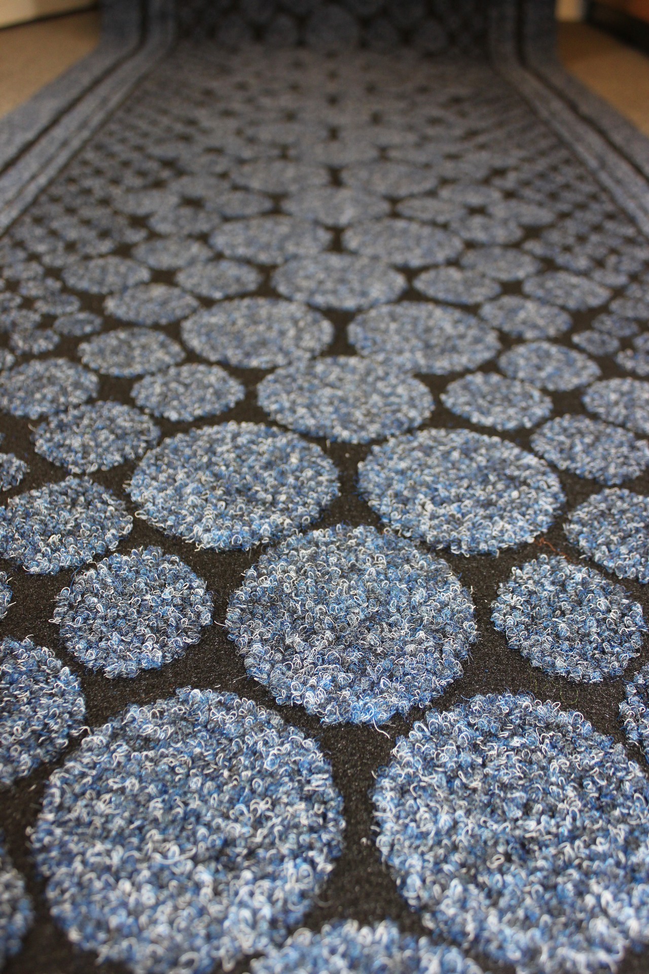 Buy Large Coir Entrance Matting, Table Protectors, Blue Entrance Hallway Pebbles Mat Corridor