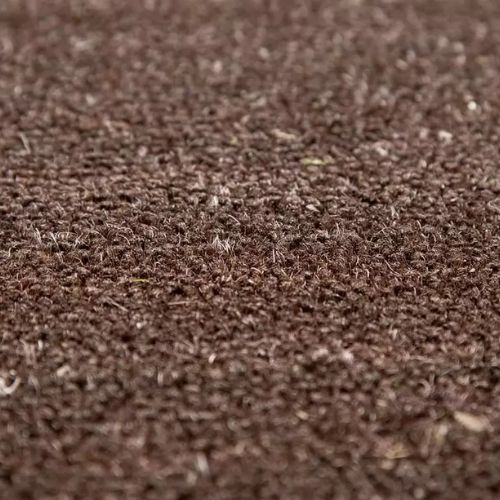 brown coir mat