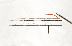 Curved table edge Curved table edge