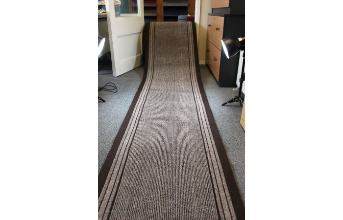 CHEAP RUNNER HALLWAY MODERN cream CORRIDOR width 110-130 RUGS Feltback Carpets 