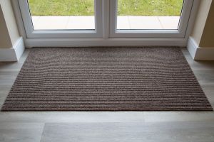 Beige ADEM Rib Entrance Mat 11mm Made to Measure
