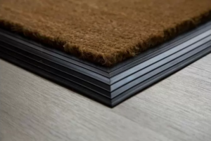 rubber edged coir mat